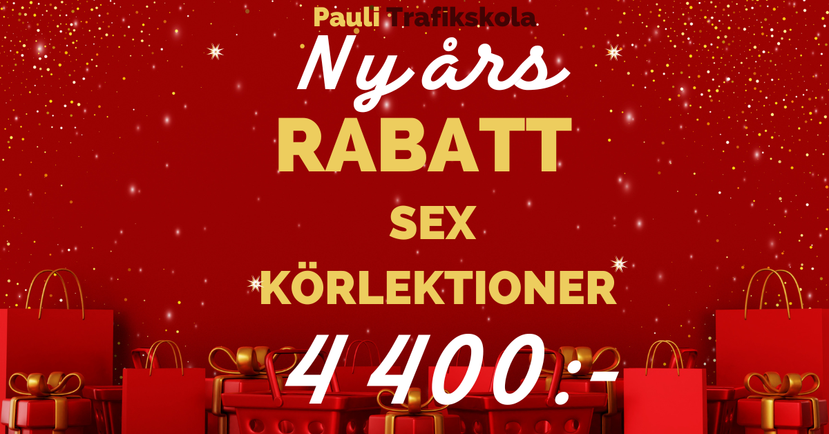 Red Modern New Year Sale Facebook Ad